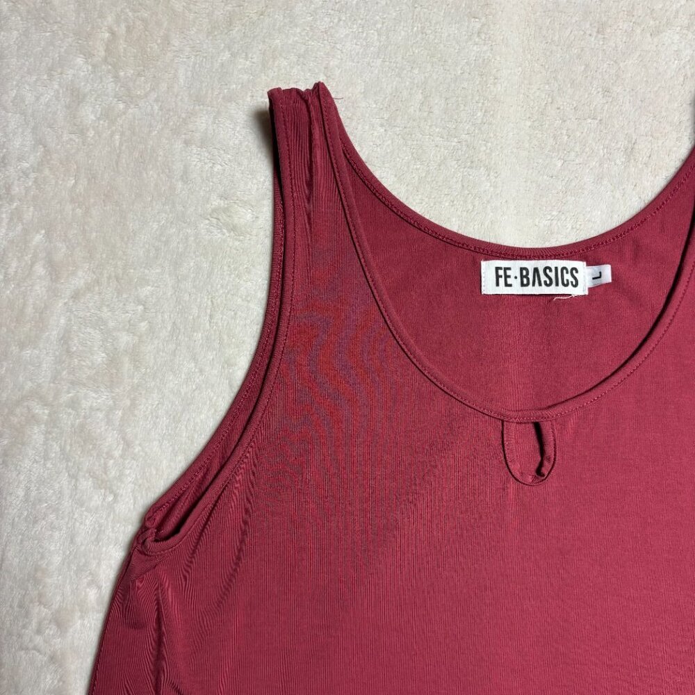 Fighting Eel Womens FE Basics Tank Top Size Large Sleeveless Modal Staple Layers - Picture 3 of 12